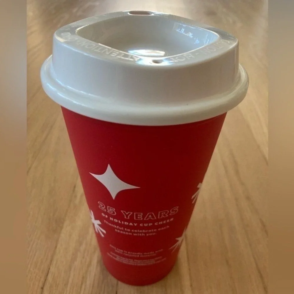 Starbucks 2022 Anniversary Red Mug 16oz Collectible‎ Fandom Coffee Cup Hot Cocoa